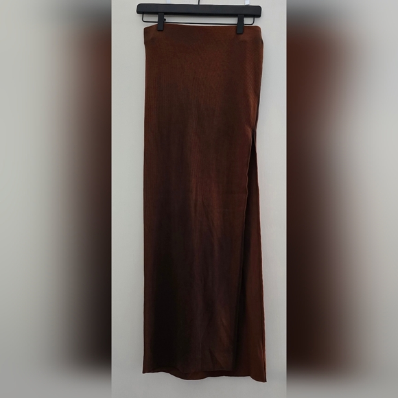 Cotton Citizen Verona Maxi Skirt SZ Small Caramel Toast